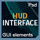 Futuristic HUD Interface XT1: Sci-Fi UI Elements - GraphicRiver Item for Sale