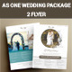 As One Wedding Event Flyer - GraphicRiver Item for Sale