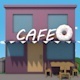 Low poly cafe - 3DOcean Item for Sale