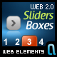 Web 2.0 Styled Slider Boxes - GraphicRiver Item for Sale