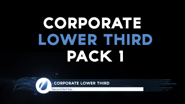 Corporate Lower Third Pack 1 alt