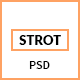 Strot-Portfolio PSD Template - ThemeForest Item for Sale