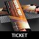 Gospel Fest Concert  Ticket Template 