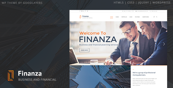 Finanse - Biznes i finanse WordPress