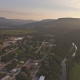 Aerial Shot of a Town at Sunset - VideoHive Item for Sale