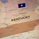 Kentucky Map with State Flag - VideoHive Item for Sale
