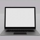 Modern Slim Laptop Open Lid And Turn On Transparent Background 4k - VideoHive Item for Sale