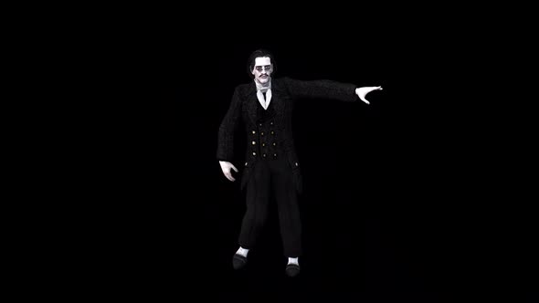 Dracula Dance 1 - Halloween Concept alt