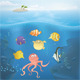 Vector Fish Set with Summer Landscape - GraphicRiver Item for Sale