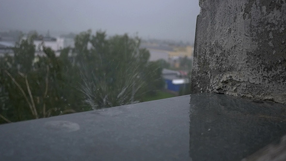 Rain Drops On Window alt