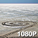 Visitors Wander Spiral at Great Salt Lake - VideoHive Item for Sale