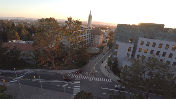 UC Berkeley Campus with the Campanile in the Background