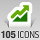 105 Papercut Icons - GraphicRiver Item for Sale