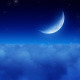 Flying Over The Night Clouds - VideoHive Item for Sale