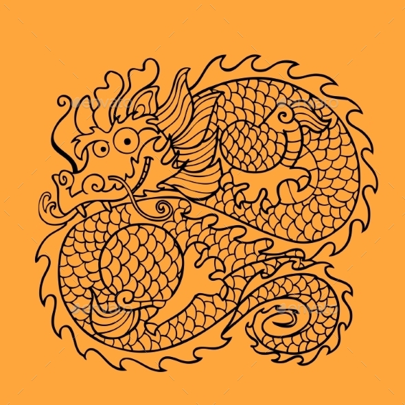 Chinese Dragon Character