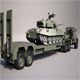 Military Tractor Truck (KrAZ-6446) With Trailer - 3DOcean Item for Sale