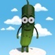 Low poly cucumber character - 3DOcean Item for Sale
