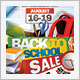 Back to School Event Flyer - GraphicRiver Item for Sale