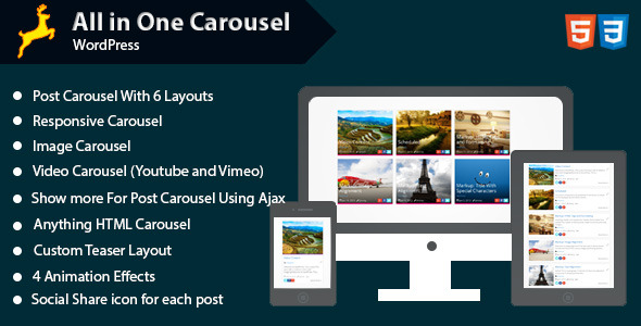 All in One Carousel for WordPress