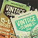 Vintage Summer Fest Poster/Flyer - GraphicRiver Item for Sale