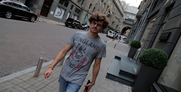 Man Walks Through The City alt