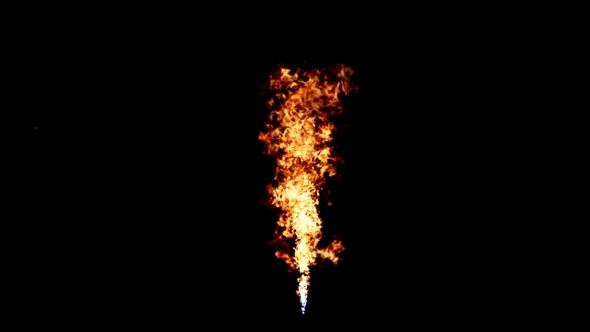 realistic fire flame Isolated by Alpha channel (transparent background) alt