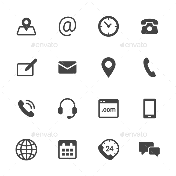 Contact Icons