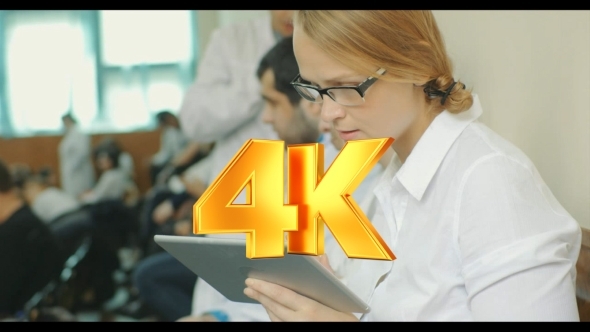 Taking Notes On Pad During Medical Conference alt