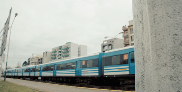 Train and Platform in Argentina