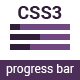 CSS3 Progress Bars - CodeCanyon Item for Sale