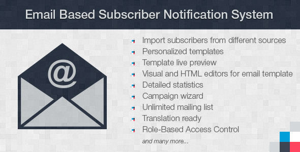 Email Based Subscriber Notification System