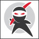 Red Ninja Logo Template - GraphicRiver Item for Sale