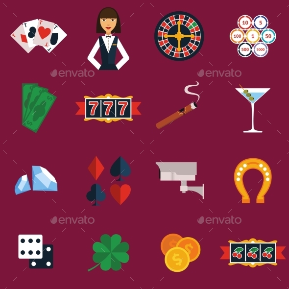 Casino Icons Set