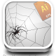 Spider web & spider - GraphicRiver Item for Sale