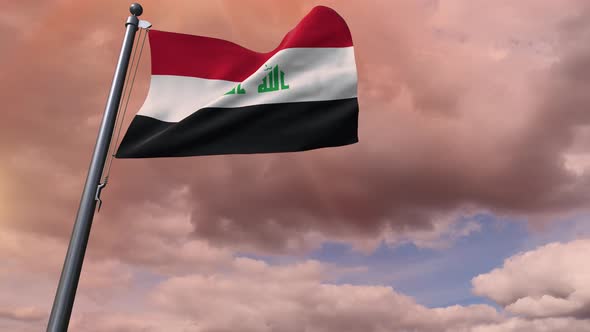 Iraq Flag 4K