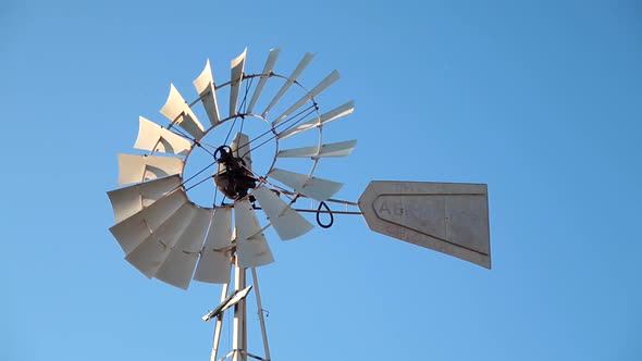 Spinning Windmill Water Pump