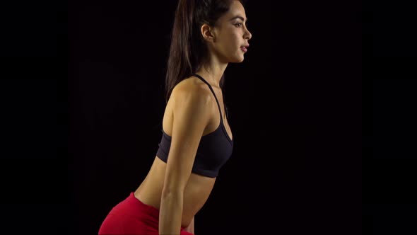 Fit Woman Working Out