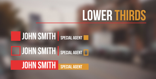 Simple Lower Thirds