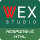 WEX - Minimalistic HTML Portfolio Template - ThemeForest Item for Sale