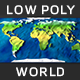 Low Poly World Map - 3DOcean Item for Sale