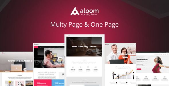 Aloom - responsywny motyw MultiPurpose Drupal 7