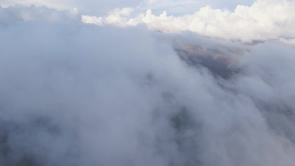 Incredible Views Through the Clouds of the Canary Volcanic Island of La Gomera