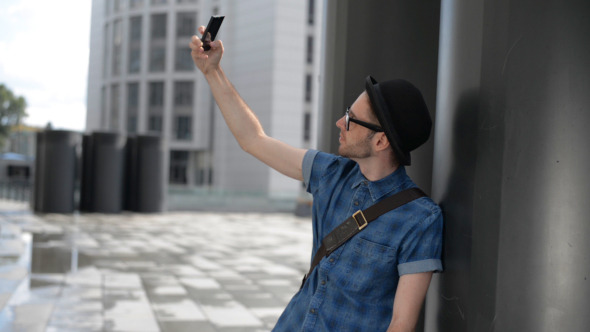 Selfie with Smartphone