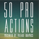 50 Pro Actions - GraphicRiver Item for Sale