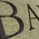 Bank Sign Carved In Stone - VideoHive Item for Sale