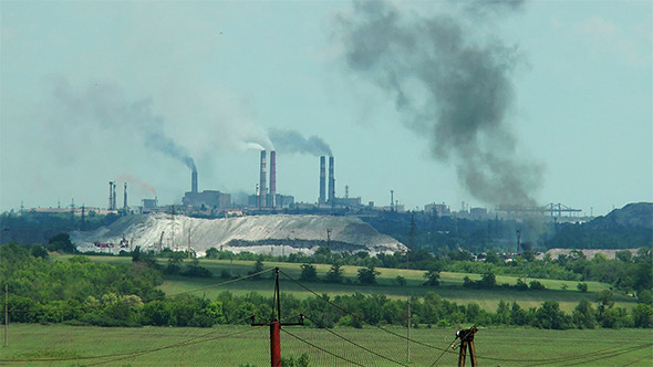 Smoke From Factory Chimneys