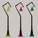 Whimsical Street Lamp Set 03 - 3DOcean Item for Sale