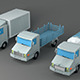 Pack of Low Poly Trucks - 3DOcean Item for Sale