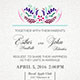 Spring Wedding Invitation - GraphicRiver Item for Sale