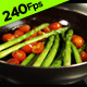 Frying Tomatoes and Asparagus - VideoHive Item for Sale